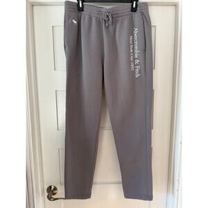 Abercrombie & Fitch Soft A&F Fleece Sweatpants – Gray – Size L Unisex